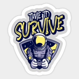 Tine to Survive Sticker